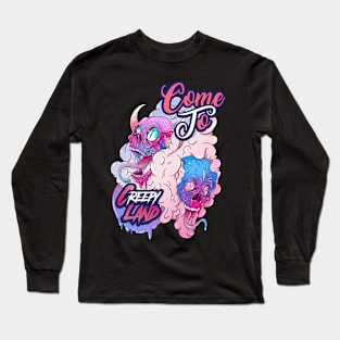 creepy land Long Sleeve T-Shirt